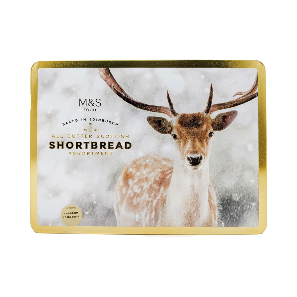 ALL BUTTER SHORTBREAD ASSORTMENT (M & S FOOD) 650GM