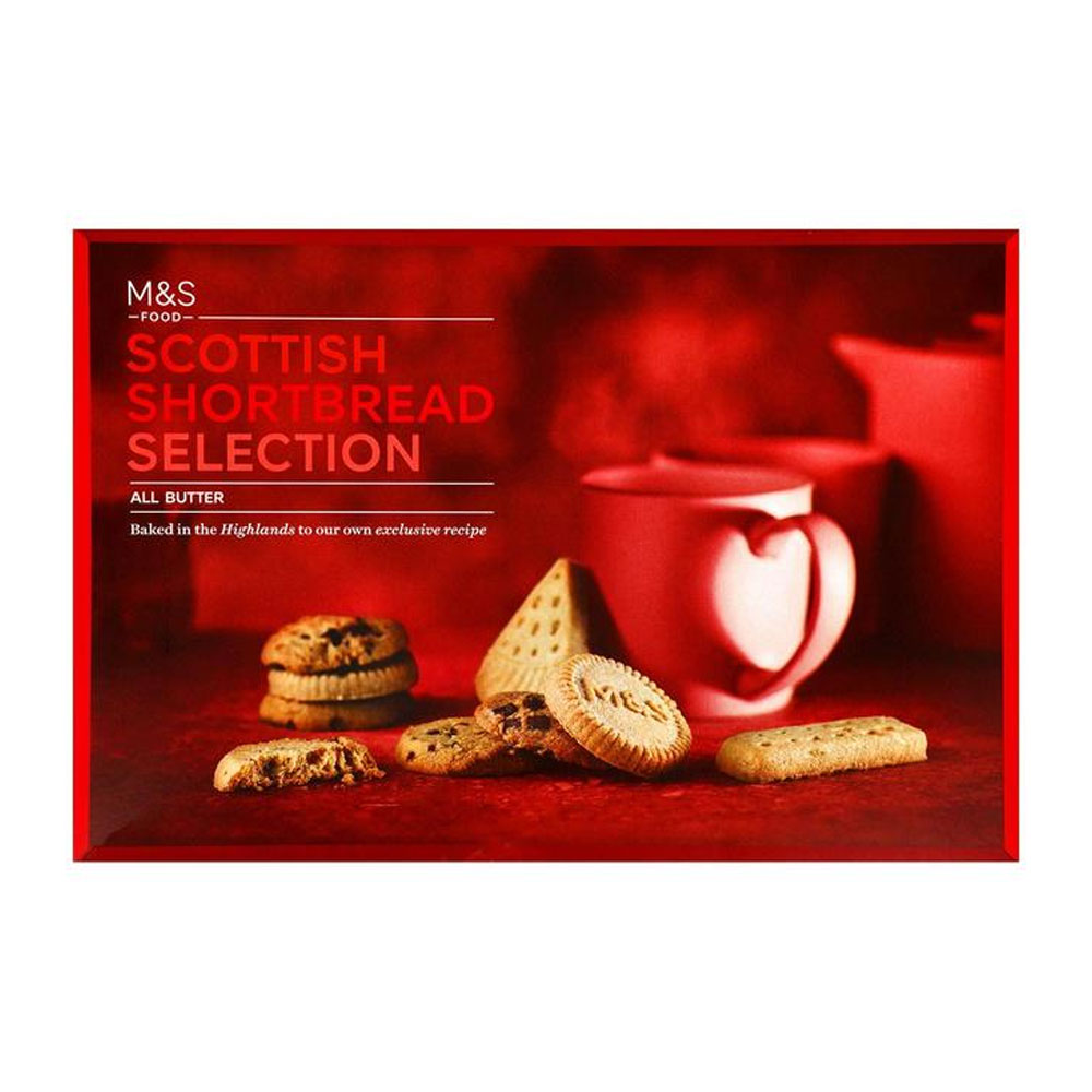 SCOTTISH SHORTBREAD SELECTION (M&S FOOD) 450GM