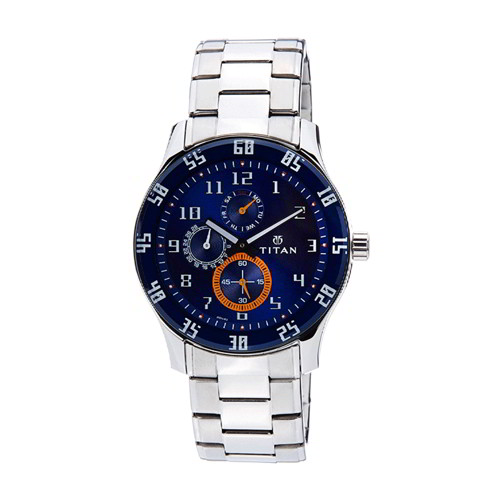 Titan Octane Analog Blue Dial Men's Watch - 1632SM03