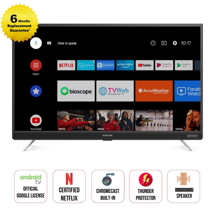 SINGER GOOGLE ANDROID TV ( SRTV-SLE32A7000GOTV)